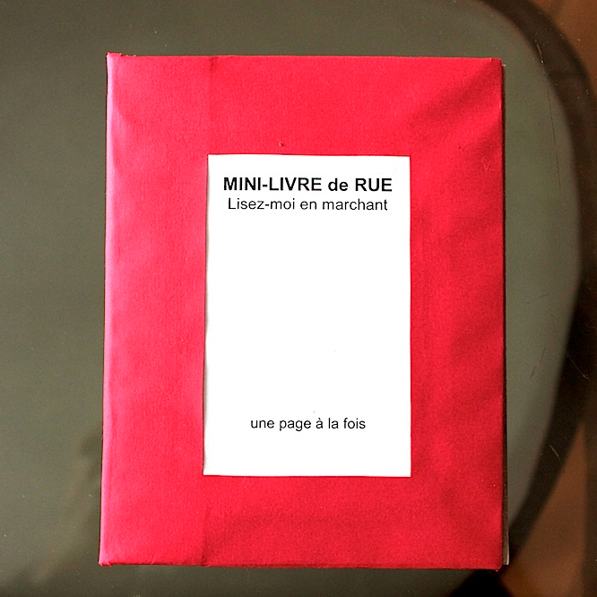 Mini livre de rue